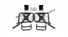 For Royal Enfield Bear 650 Canvas and Leather Pannier Bags With Saddle Stays - SPAREZO